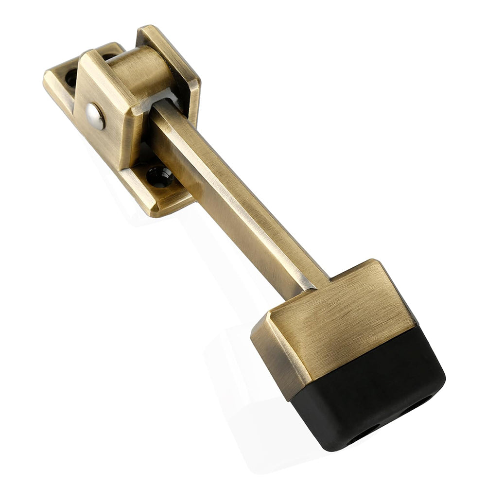 Link Hefty 5 Inch Door Stopper for Single and Double Doors Antique (Pack of 1)