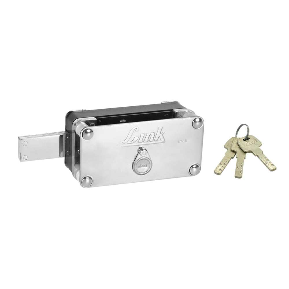 Link Universal Shutter Lock NXT Shutter/Main Door Heavy Lock with 3 Key (75x155mm) Lock