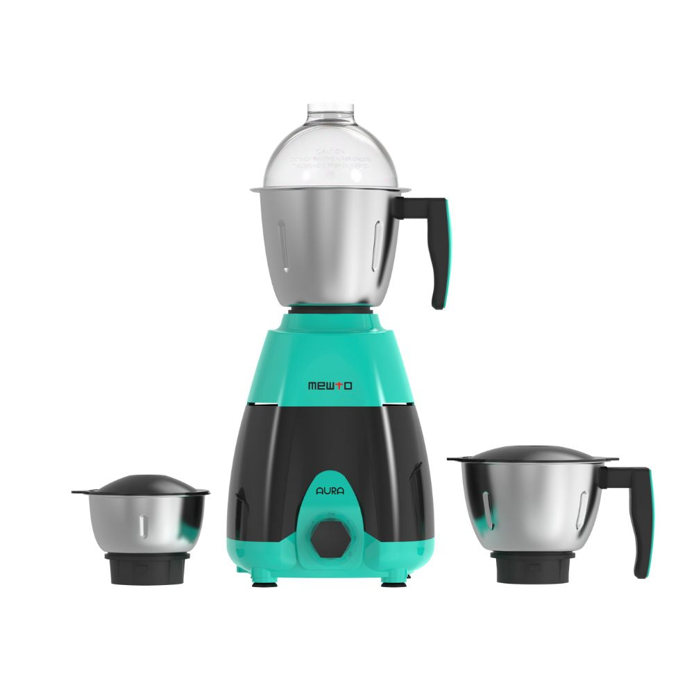 Mewto Aura Mixer Grinder 750W Motor, 3 Jar