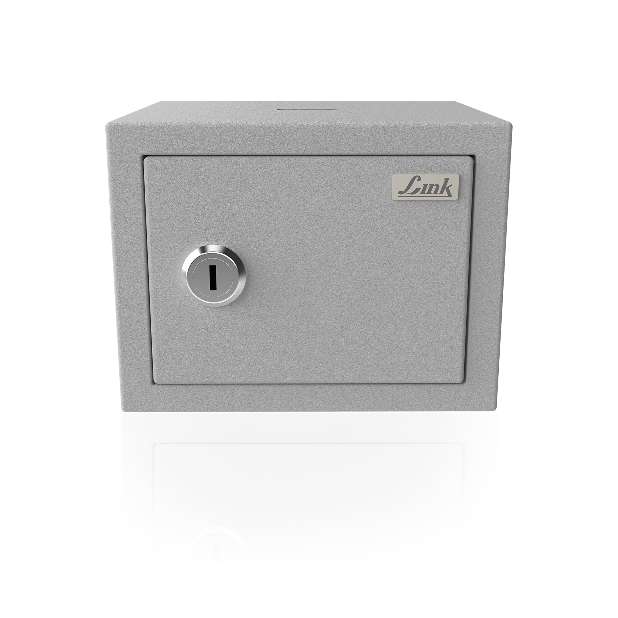 Link Smart Gullak Safe Locker for Home | 2 Litres | Digital Lock | key Access | Mechanical Locker | Tijori Locker | Acoustic Grey Colour
