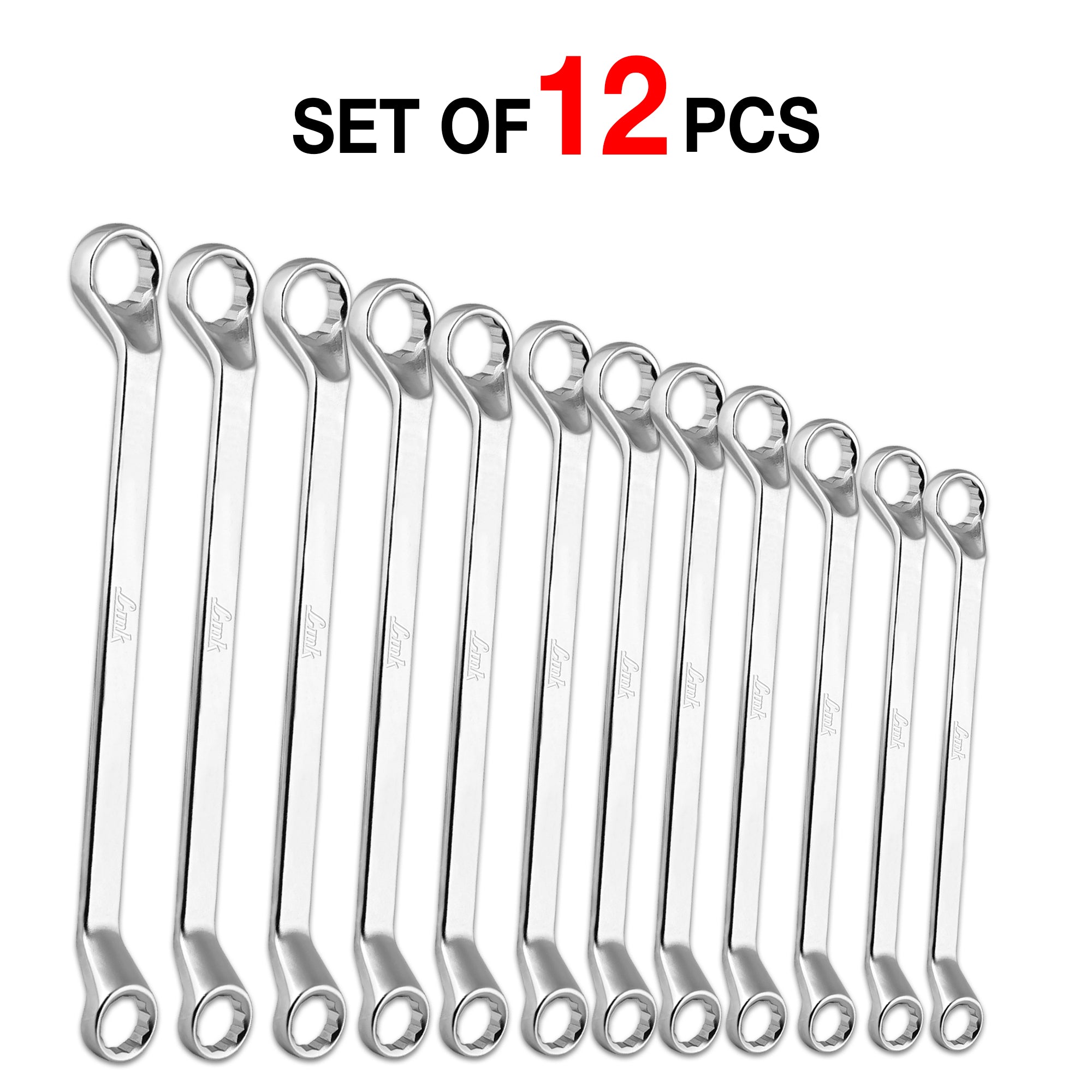 Prabal Tools RING Spanner head polish 12 PCS SET | Size 67x3032
