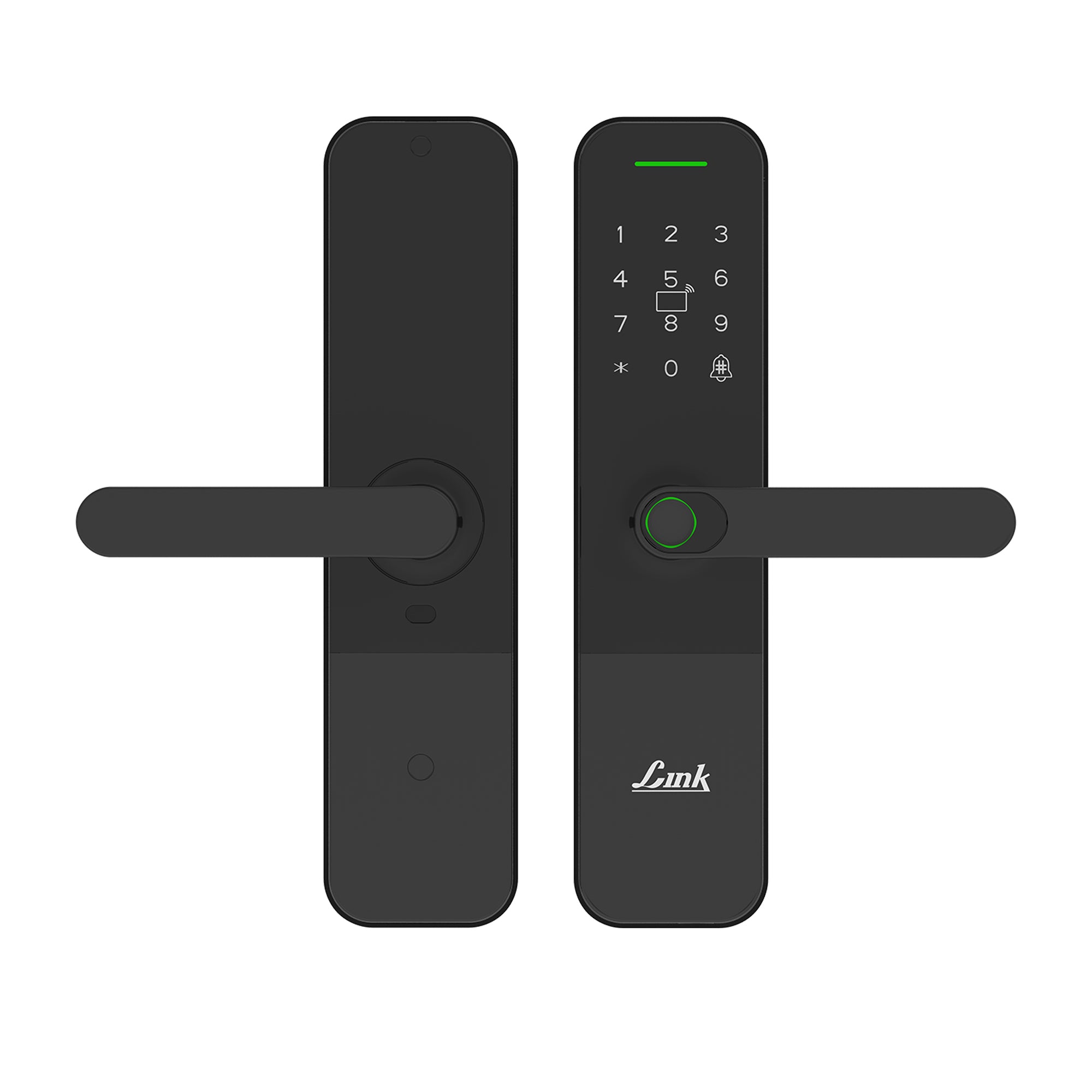 Link Smart Vitron Digital Biometric Door Lock (Mobile app with Wi-Fi, Black)