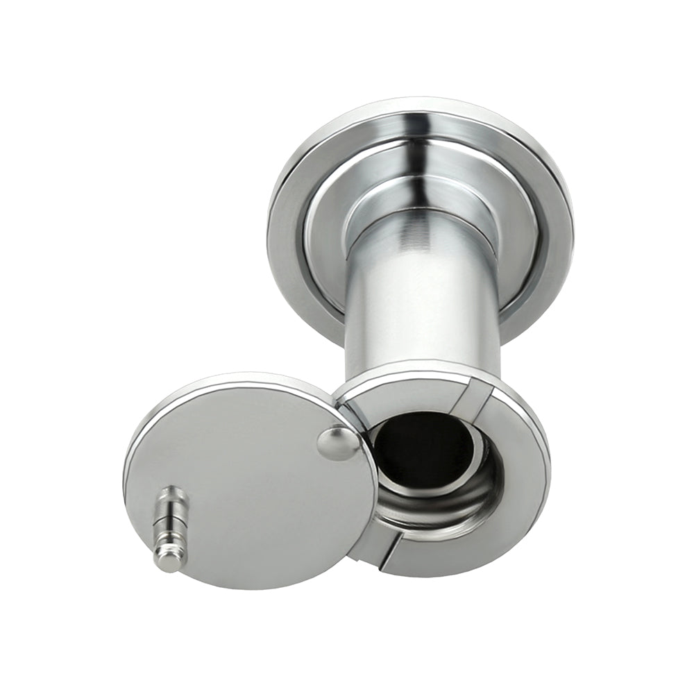 Link Door Eye White Metal Without Cover CP- Size 35-52 mm